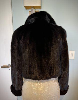 Restyled mink coat