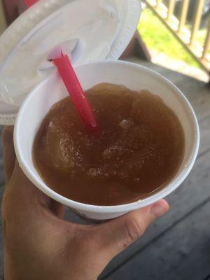 Small cider slush