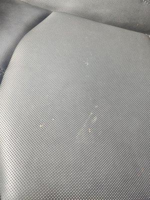 This is the passenger seat. I was told if I leave a negative review they wouldn't correct the issue.