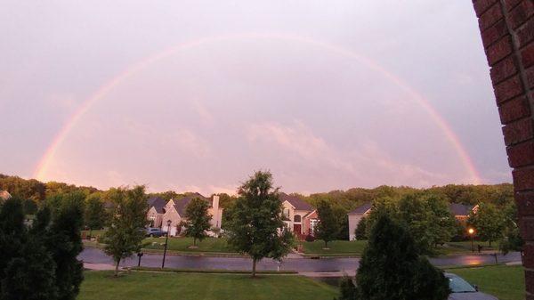 Pretty awesome! #rainbow #nofilter