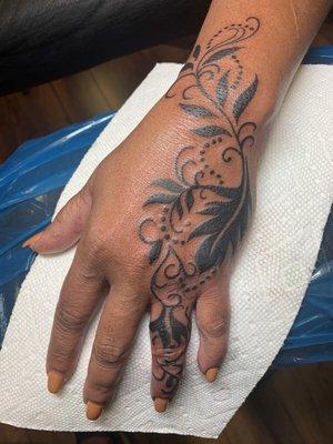 My left hand tattoo