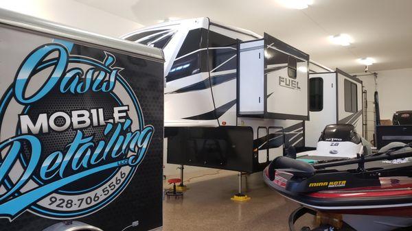 Detailing and coating RVs is what we do.