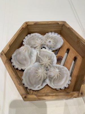 Xiao long bao all mushed together