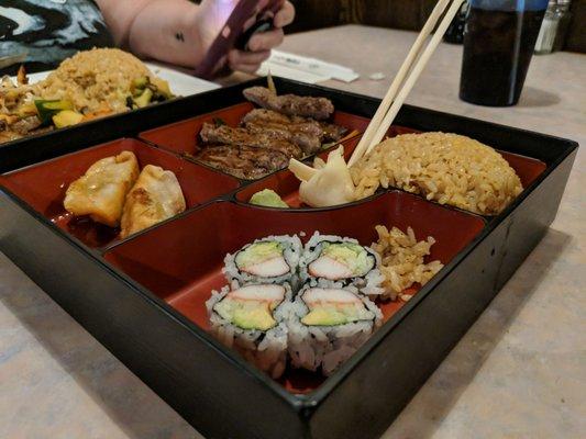 Steak bento