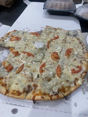 Gyros Pizza (white sauce)