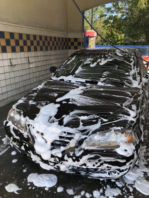 My soaped up car