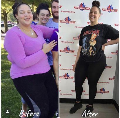 Bryanna 45 pounds down!