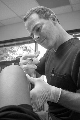 Dr Adam Sandford, Prolotherapy at work