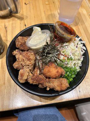 Crispy Chicken Don Rice Bowl