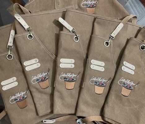 The aprons turned out so nice!!