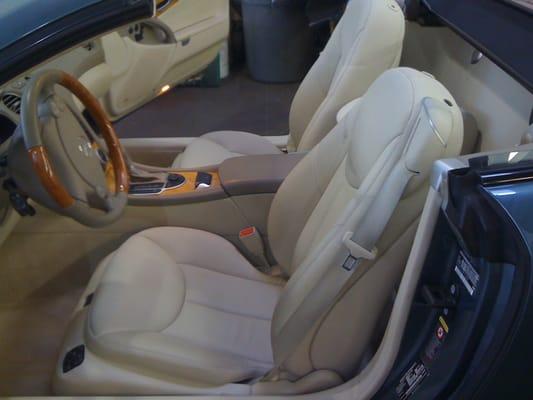 Mercedes SL Seats Before