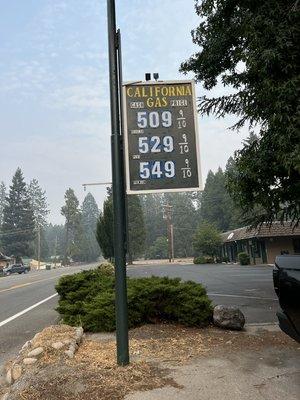 Gas prices for September 12