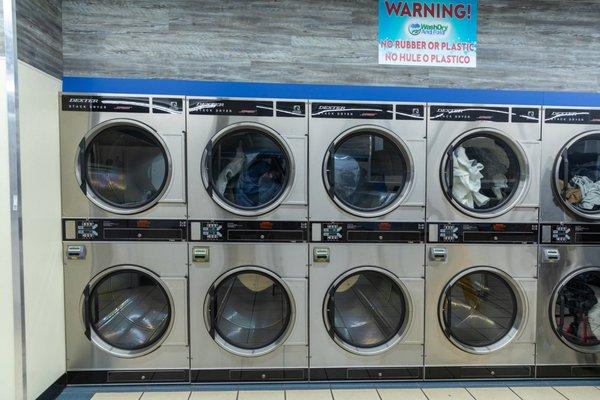 Lots of dryers.