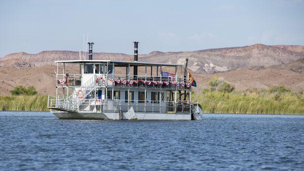 Colorado King paddle wheeler in Martinez Lake Refuge