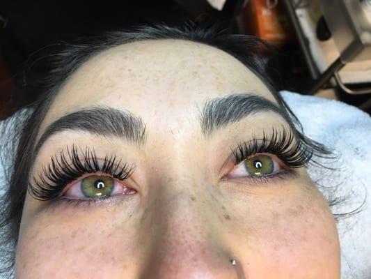 After- eyelash Extensions