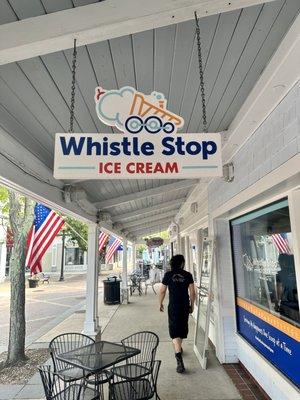 Doing a local business move for Whistle Stop Ice Cream!