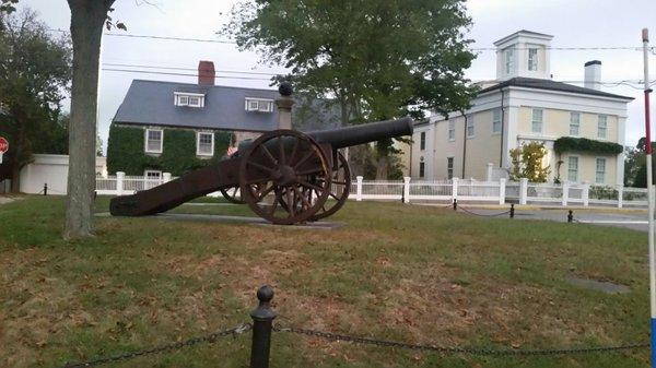 Cannons used to fend off the British