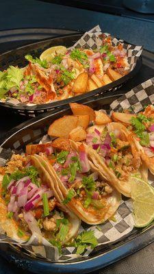 Chicken street tacos