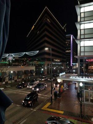 View from the patio/balcony seating