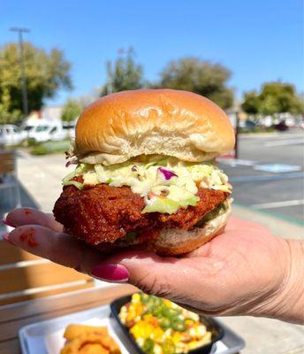 nashville hot chicken sandwich