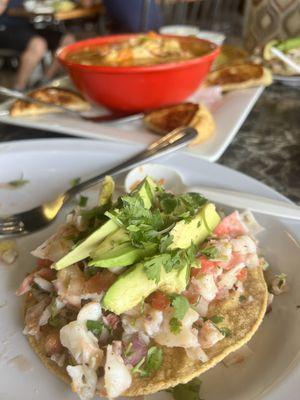 Tostadas de Mariscos Mixtos - my favorite