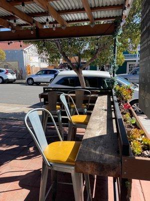 Outdoor seating