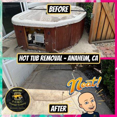 Hot Tub Removal - Anaheim, CA