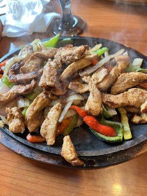 Chicken fajitas