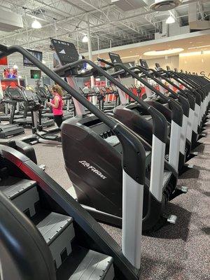 Quality Stairmasters as far as the eye can see