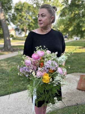 Wild flowers Bridal Bouquet