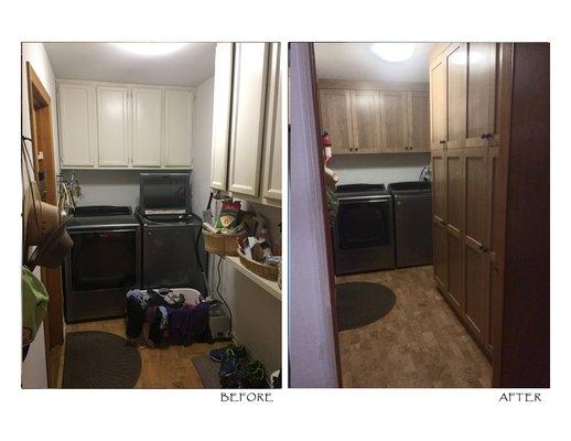 Cherry Wood - Laundry Room