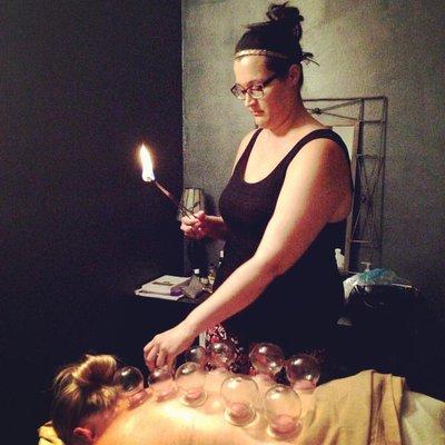 Try fire cupping to level up the intensity of your massage.