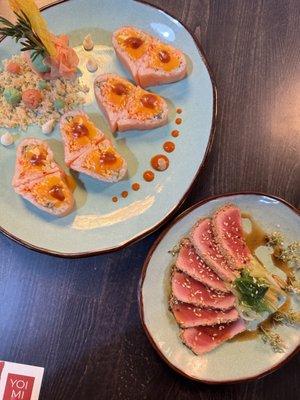 Tuna Tataki & Lady in Red