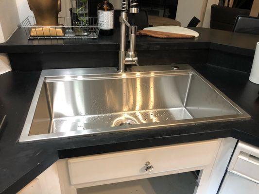 Sink install