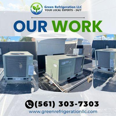 our work - hvac installation