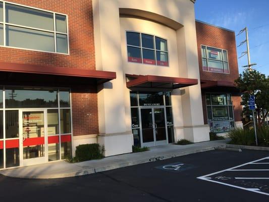 We enjoy the natural light and upstairs views in the Quality Printing building at the corner of Sycamore Ln and Petaluma Blvd N.