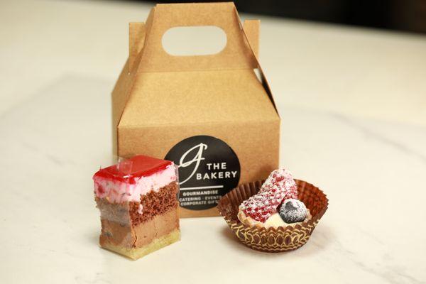 Their dessert bites are a great added touch to a socially distanced formal event or wedding!