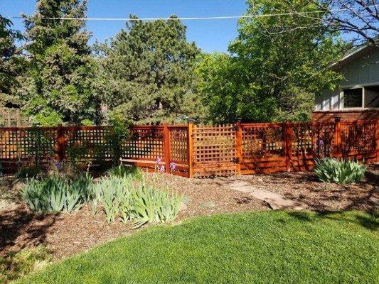 Custom fence.