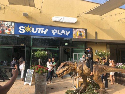 Its pre-historic but always a party at SOUTH PLAY!