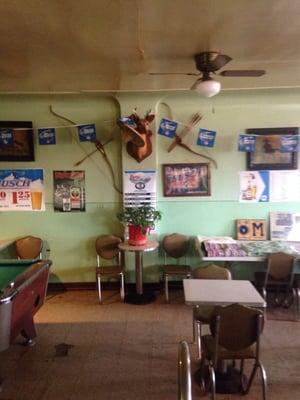 Interior of Nottingham bar