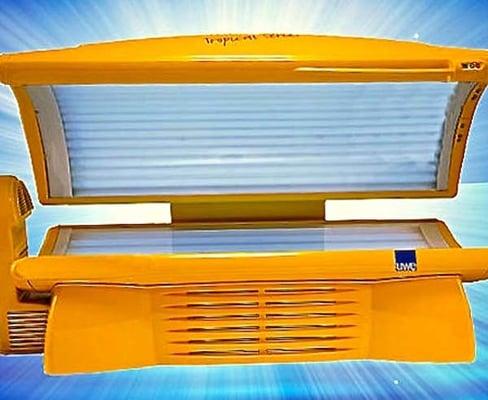 The Tropical Tanning Bed is one of our best entry level beds. It features thirty - one 100 watt VHR lamps plus 10 spaghetti f...