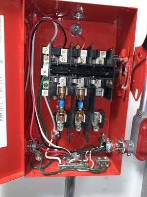 Main Power Feed #Fire Alarm Disconnect Switch