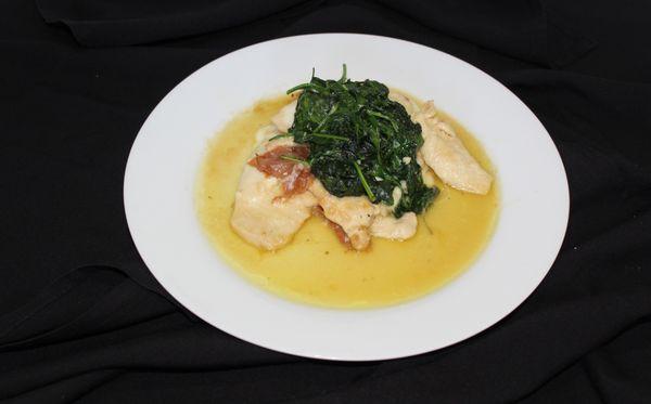 Authentic from scratch Chicken Saltimbocca.