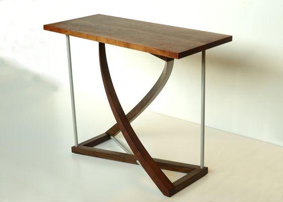 "Twist" Western Walnut Entry Table