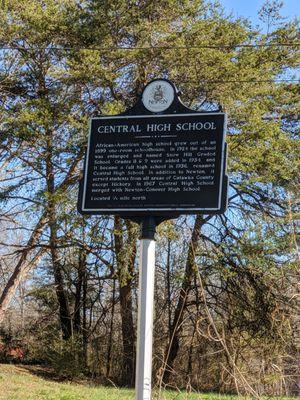 Central High School Historical Marker