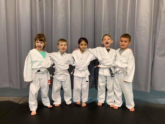 Kids karate. Beginning their journey!