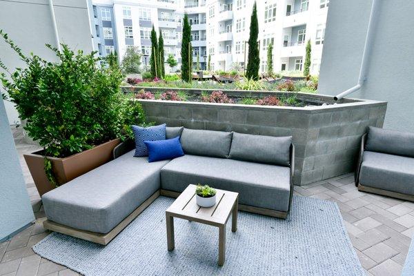 Outdoor Patios with lovey views