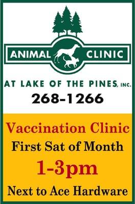 New vaccination clinic and winter hours.