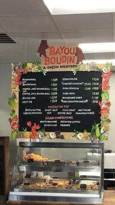 Menu board