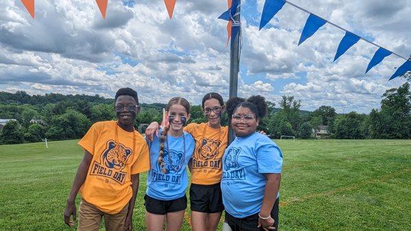 Center School Students enjoying the annual Field Day.